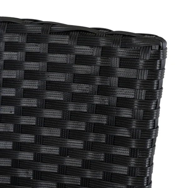 Set mobilier de grădină POMONA negru/bej