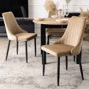 product-3257-1 Scaun BARI din velur bej