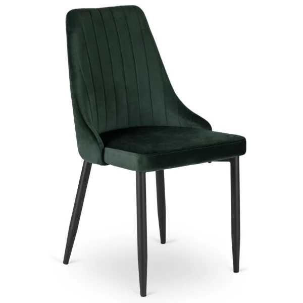 product-3259-0 Scaun BARI din catifea verde — MOBILA