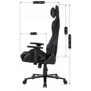 product-3262-17 Fotoliu pivotant pentru jocuri FLASH Negru — MOBILA
