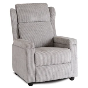 product-3264-1 SPENCER Gri Corduroy fotoliu pliabil — Fotolii de relaxare