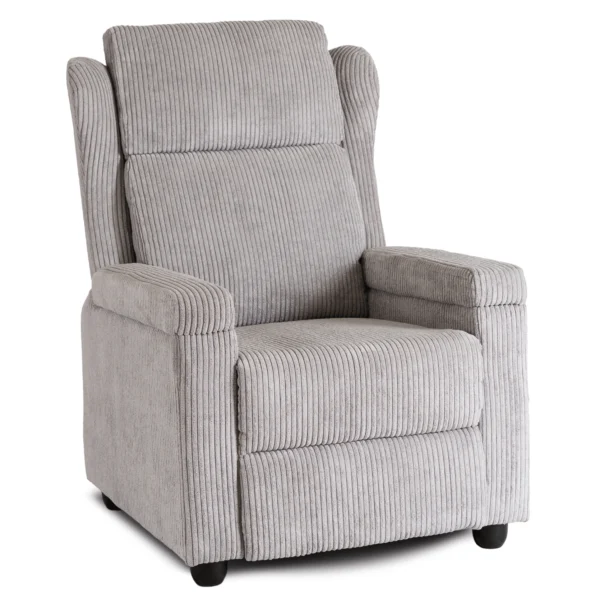 product-3264-1 SPENCER Gri Corduroy fotoliu pliabil — Fotolii de relaxare