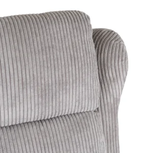 product-3264-10 SPENCER Gri Corduroy fotoliu pliabil — Fotolii de relaxare
