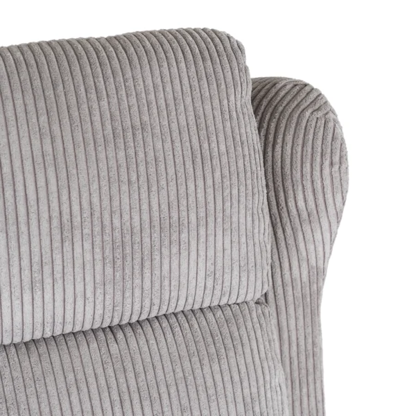 product-3264-10 SPENCER Gri Corduroy fotoliu pliabil — Fotolii de relaxare