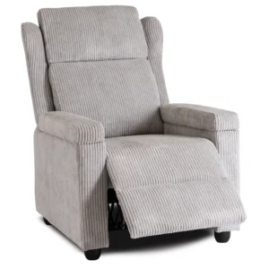 product-3264-2 SPENCER Gri Corduroy fotoliu pliabil — Fotolii de relaxare