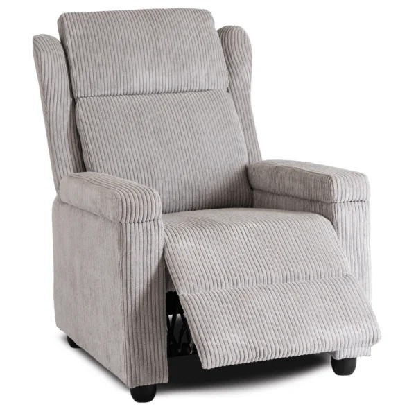 product-3264-2 SPENCER Gri Corduroy fotoliu pliabil — Fotolii de relaxare