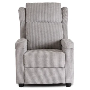 product-3264-4 SPENCER Gri Corduroy fotoliu pliabil — Fotolii de relaxare