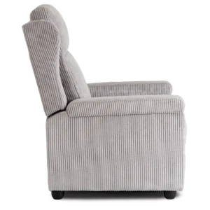 product-3264-6 SPENCER Gri Corduroy fotoliu pliabil — Fotolii de relaxare