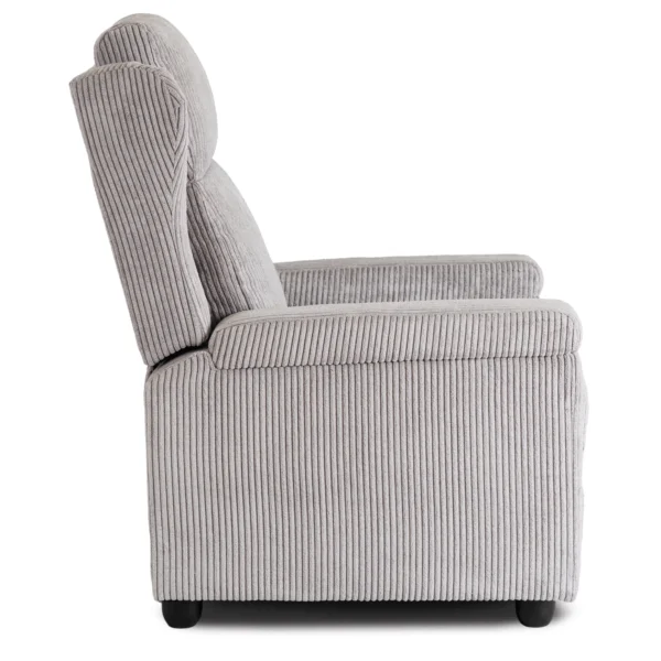 product-3264-6 SPENCER Gri Corduroy fotoliu pliabil — Fotolii de relaxare
