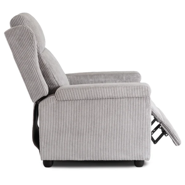 product-3264-7 SPENCER Gri Corduroy fotoliu pliabil — Fotolii de relaxare