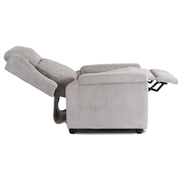 product-3264-8 SPENCER Gri Corduroy fotoliu pliabil — Fotolii de relaxare