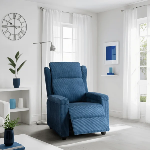 product-3265-0-1 SPENCER fotoliu pliabil Corduroy albastru marin — Fotolii de relaxare