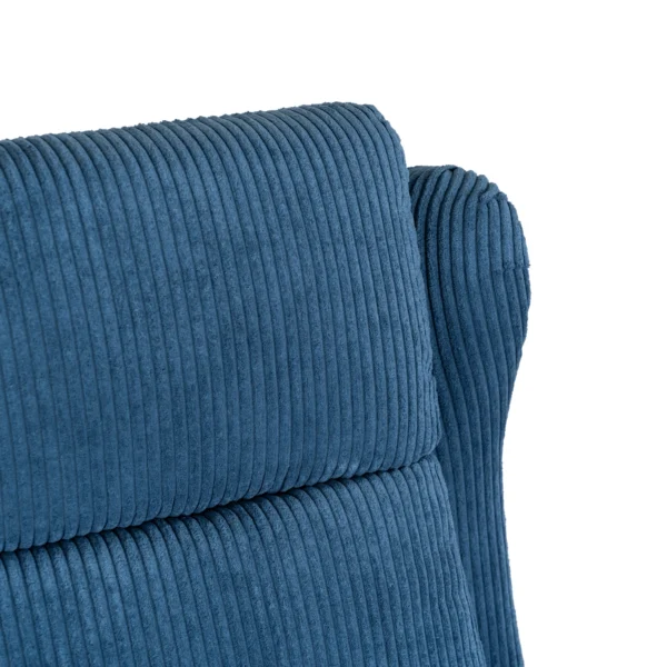 product-3265-10 SPENCER fotoliu pliabil Corduroy albastru marin — Fotolii de relaxare