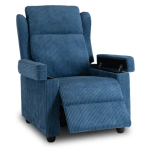 product-3265-3 SPENCER fotoliu pliabil Corduroy albastru marin — Fotolii de relaxare