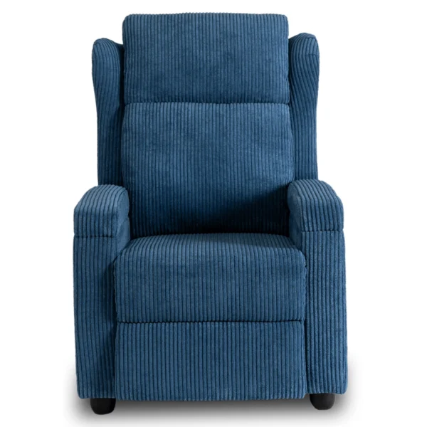 product-3265-4 SPENCER fotoliu pliabil Corduroy albastru marin — Fotolii de relaxare