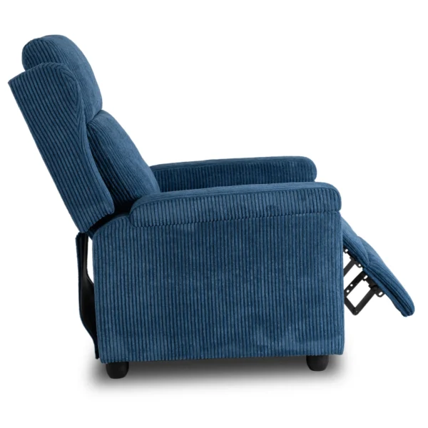product-3265-7 SPENCER fotoliu pliabil Corduroy albastru marin — Fotolii de relaxare
