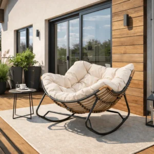product-3269-1 Fotoliu balansoar ELTON, bej — MOBILA