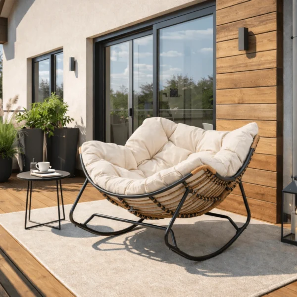 product-3269-1 Fotoliu balansoar ELTON, bej — MOBILA
