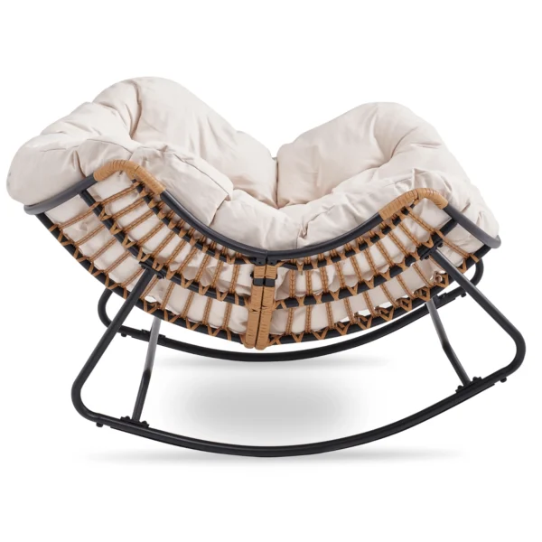 product-3269-2 Fotoliu balansoar ELTON, bej — MOBILA