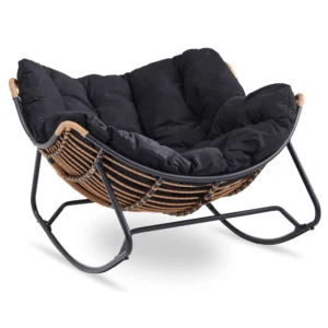 Scaun balansoar ELTON Negru