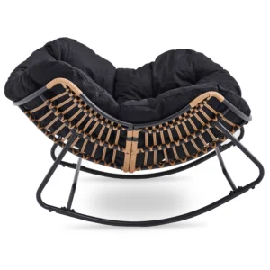 Scaun balansoar ELTON Negru