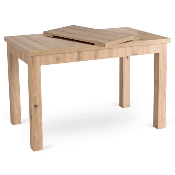 Masa extensibilă SKUBI 120–160 cm Stejar Artisan