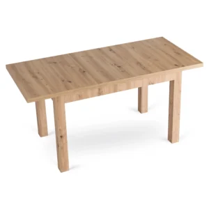 Masa extensibilă SKUBI 120–160 cm Stejar Artisan