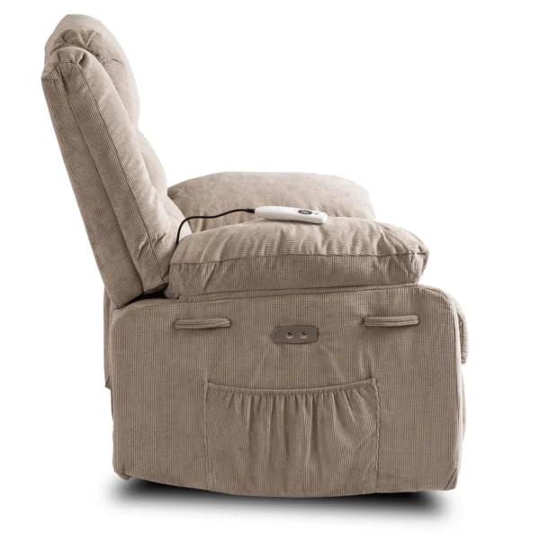 Scaun electric de masaj reclinabil JASPER, bej