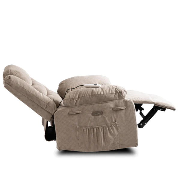 Scaun electric de masaj reclinabil JASPER, bej