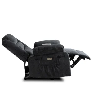 product-3285-5 Fotoliu cu masaj electric și spătar rabatabil JASPER, gri închis — Fotolii de masaj