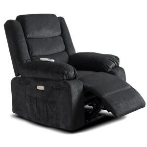 Scaun electric de masaj reclinabil JASPER, negru