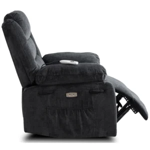 Scaun electric de masaj reclinabil JASPER, negru