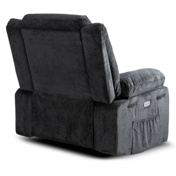 Scaun electric de masaj reclinabil JASPER, negru