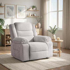 product-3287-0-1 ARTURO Fotoliu pliabil Gri Corduroy — Fotolii de relaxare