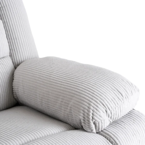 product-3287-8 ARTURO Fotoliu pliabil Gri Corduroy — Fotolii de relaxare