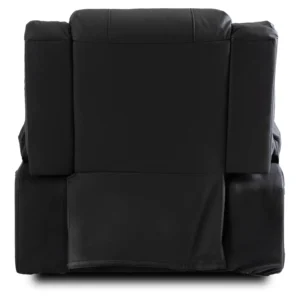product-3289-5 Fotoliu cu masaj electric și spătar rabatabil JASPER, negru, din piele ecologică — Fotolii de masaj
