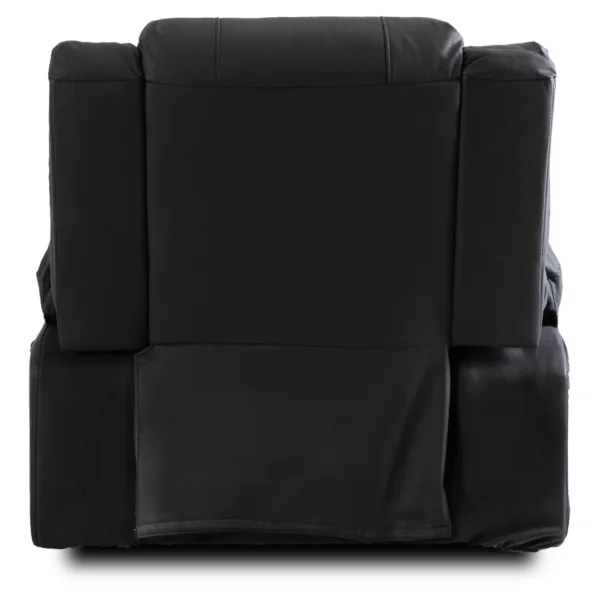 product-3289-5 Fotoliu cu masaj electric și spătar rabatabil JASPER, negru, din piele ecologică — Fotolii de masaj