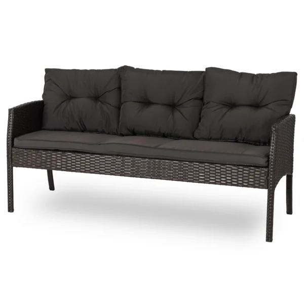 Set mobilier de grădină ATLANTA negru