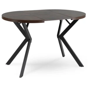 product-3303-5 DORIAN Masă pliantă 80-160 cm nuc/negru — Mese