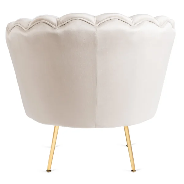 product-3311-5 Fotoliu GRAND cu suport pentru picioare Cream Velour — Fotolii cu taburet