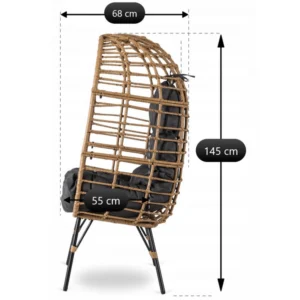 product-3312-8 Scaun de grădină MADISON Grey