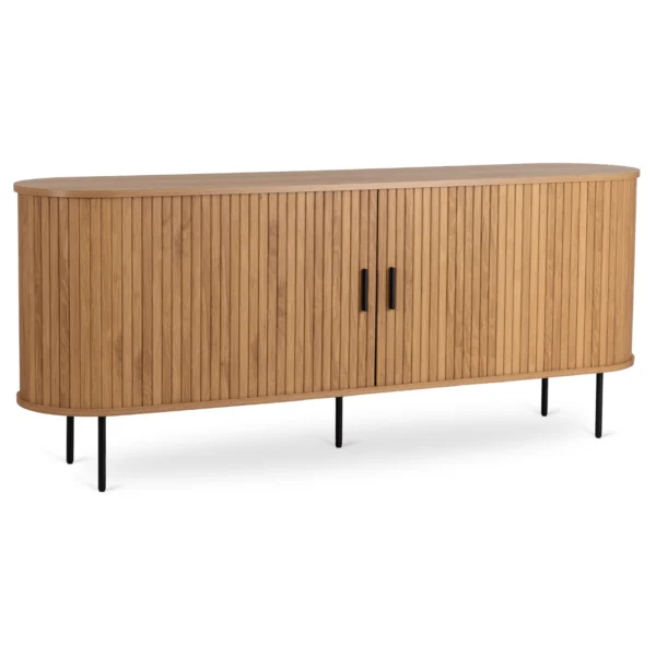 product-3325-0 TRISH 180 cm Comoda extensibilă cu două uși Stejar — Comode