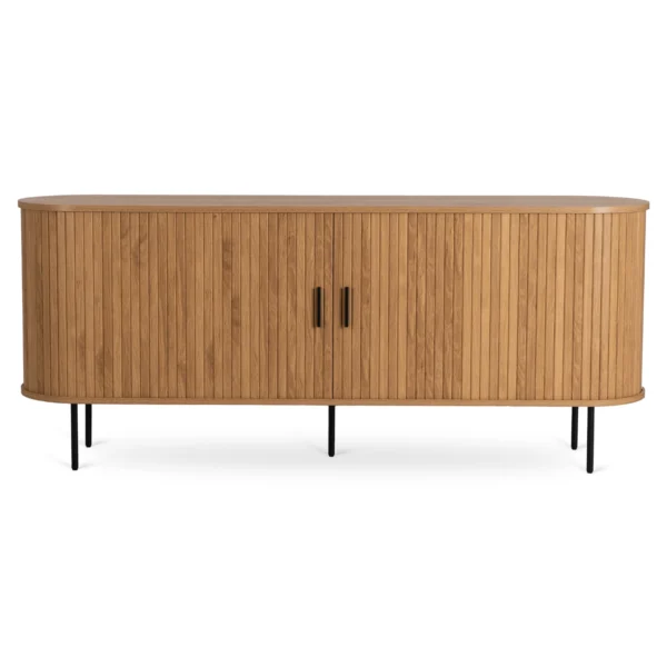 product-3325-3 TRISH 180 cm Comoda extensibilă cu două uși Stejar — Comode