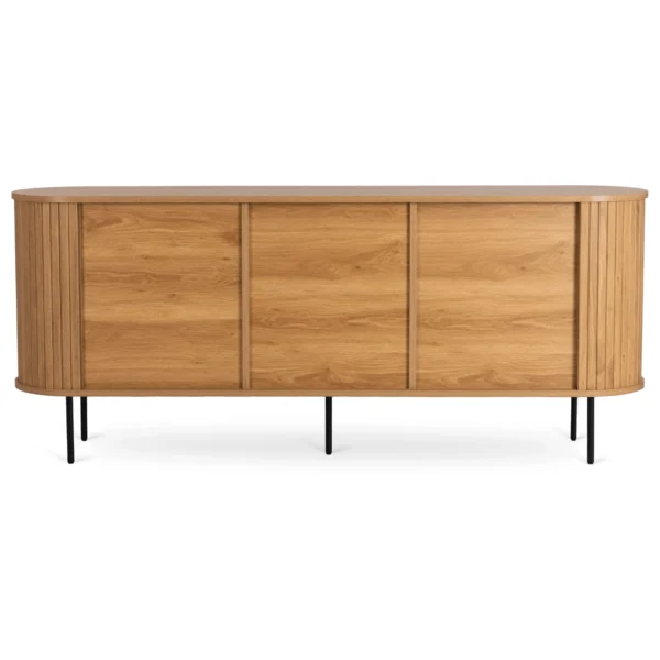 product-3325-4 TRISH 180 cm Comoda extensibilă cu două uși Stejar — Comode