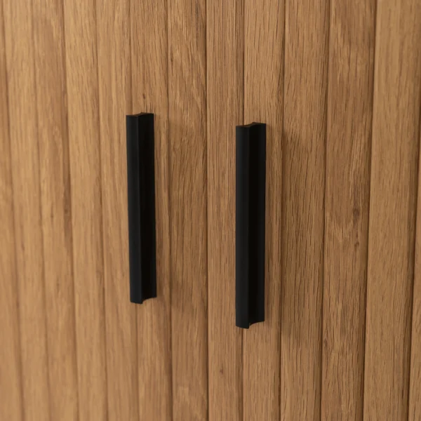 product-3325-5 TRISH 180 cm Comoda extensibilă cu două uși Stejar — Comode