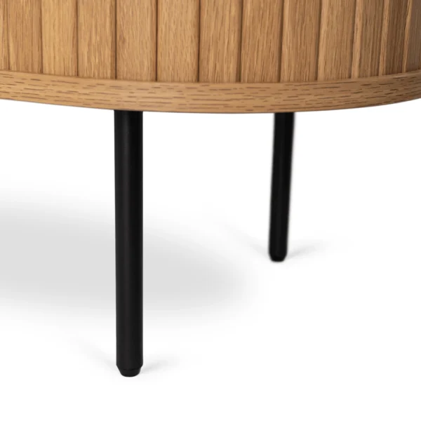 product-3325-7 TRISH 180 cm Comoda extensibilă cu două uși Stejar — Comode