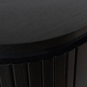 Comoda BECK 160 cm cu trei uși, negru