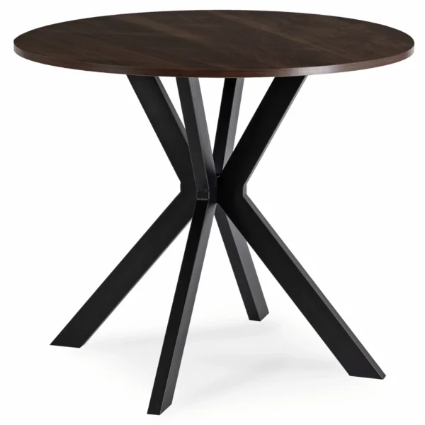 Masă LAUREN 90 cm nuc/negru — Mese