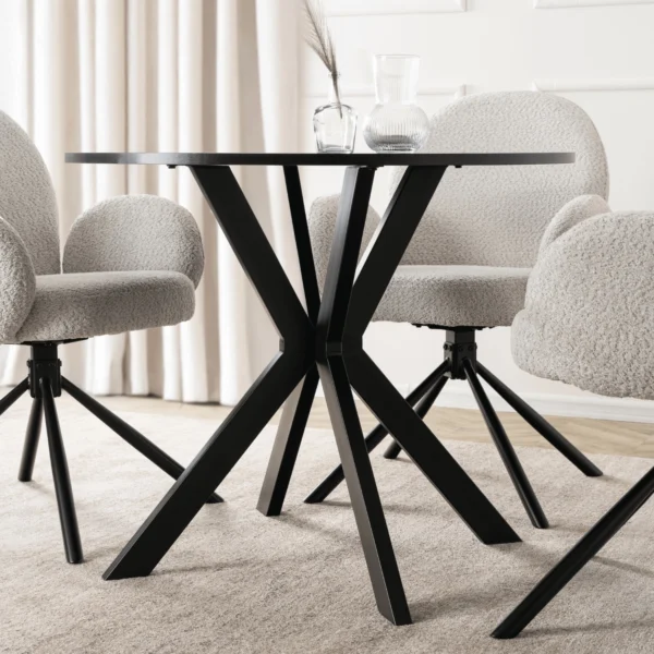 product-3334-3 Masa LAUREN 90 cm Negru