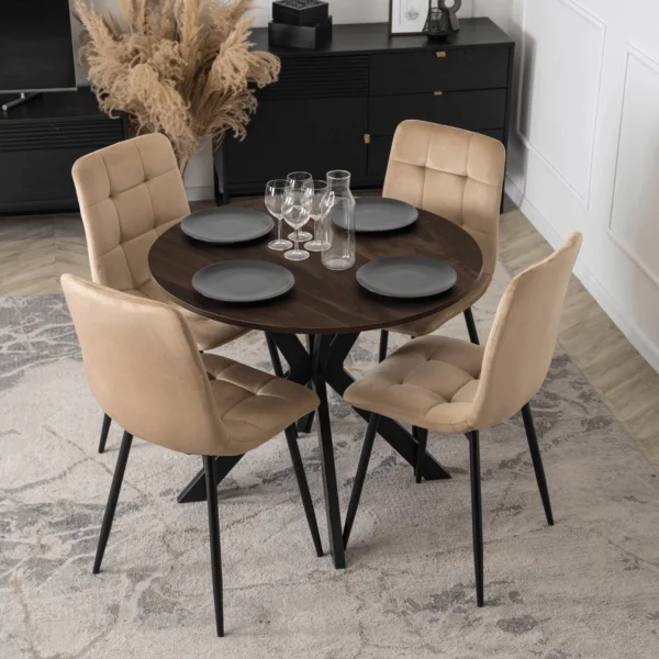 product-3338-1 Masa LAUREN 80 cm Nuc/Negru